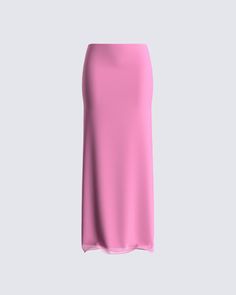 Anything is possible with a little bit of pink 💅 Get ready for the day in radiance with this stunning pink maxi skirt. Crafted from stretch mesh, boasting a maxi-length, and designed with an inner lining - this skirt is a must-have 😚 Pink Maxi Skirt Outfit, Long Bodycon Skirt, Long Pink Skirt, Skirt Png, Pink Maxi Skirt, White Long Skirt, All Pink, Maxi Skirt Outfits, Pink Bottom