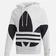 New Adidas Men Hoodie Size Xs Luxury Men's Adidas Tops With Three Stripes, Adidas Urban Hoodie For Streetwear, Adidas Logo Cotton Sweatshirt For Winter, Winter Adidas Logo Cotton Sweatshirt, White Fleece Hoodie Sportswear, Adidas Logo Print Sweatshirt For Streetwear, Adidas Streetwear Sweatshirt With Logo Print, Urban Adidas Cotton Hoodie, Adidas Urban Cotton Hoodie