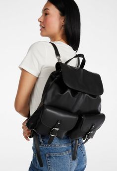 Front Pocket Backpack Black Female Fashion, Accessories Bags, Shoe Dazzle, Female Fashion, Bags Accessories, Handbag Backpack, Front Pocket, Fashion Bags, Bags Handbags