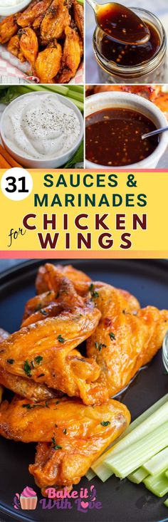 Sauces & Marinades For Chicken Wings Wing Ding Recipes, Curry Chicken Marinade, Marinades For Chicken, Honey Mustard Chicken Marinade, Cilantro Lime Chicken Marinade, Mustard Marinade For Chicken, Chipotle Chicken Marinade, Garlic Chicken Marinade, Wing Sauces