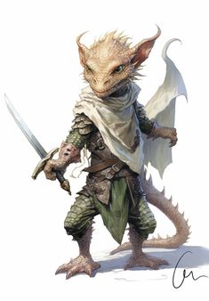 Dnd Kobold Character Art, Red Kobold D&d, Brass Dragonborn Dnd, Fantasy Races, D&d Dungeons And Dragons