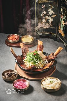 Korean Food Photography Styling, Asian Cuisine Photography, Japanese Food Photography Styling, Sushi Food Photography Styling, Dark Food Photography Setup, Creative Dishes, Restaurant Poster, Noodle Bar, K Food