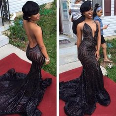 Sexy Black Mermaid Sequined Prom Dresses 2019 Backless V-Neck Evening Gowns sold by MychicDress. Shop more products from MychicDress on Storenvy, the home of independent small businesses all over the world. American Prom Dress, American Prom, Black Sequin Prom Dress, Spaghetti Strap Prom Dress, Black Mermaid, Prom Dresses 2019, Mermaid Sequin, Sequin Prom Dress, Backless Prom Dresses