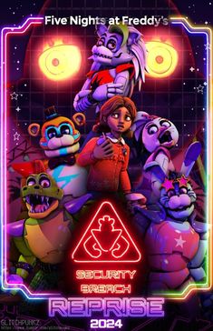 five nights at friedy's poster for the release of their new album,