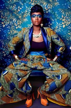 Colour ❤️ Ethno Style, Afrikaanse Mode, Modern Clothing, African Inspired Fashion, Africa Fashion, African Style, African Print Fashion, African Beauty, African Design