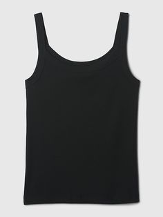 Modern Rib Tank Top Gap Seamless Summer Tops, Gap Stretch Seamless Tops, Fitted Gap Cami Tank Top, Fitted Cami Tank Top By Gap, Gap Seamless Tank Top For Summer, Sleeveless Gap Tops For Everyday, Gap Sleeveless Tops For Everyday Wear, Sleeveless Everyday Tops By Gap, Gap Seamless Sleeveless Tank Top