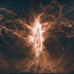 an image of a star in the sky that looks like it has been struck by lightning