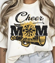 Cheerleading Crew Neck T-shirt With Sublimation Print, Crew Neck T-shirt With Sublimation Print For Cheerleading, Fan Apparel White Sublimation Design With Graphic Print, White Graphic Print Transfers For Sports Events, Sublimation Graphic Print Cotton Design For Cheerleading, White Screen Print T-shirt For Cheerleading, Cotton Sublimation Design With Graphic Print For Cheerleading, Cotton Sublimation Graphic Print For Cheerleading, White Sublimation Design With Graphic Print For Team Spirit