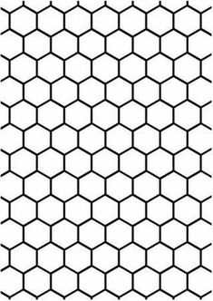 an image of a pattern that looks like hexagonals in black and white