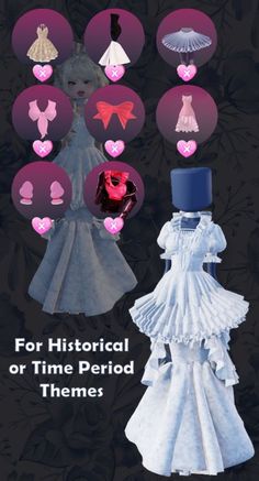 Di Regency Era Theme, Medieval Dress To Impress Theme, Victorian Fashion Dress To Impress, Di Victorian Theme, Widow Outfit Dress To Impress, Dti Outfits Tudor Period, Tudor Period Dress To Impress No Vip, Tudor Period Dti Outfit, Dress To Impress Medieval Theme