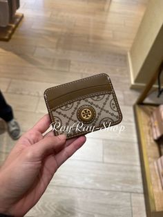 #ad Premium NWT Tory Burch Women's T Monogram Contrast Embossed Card Case Wallet / Hazelnut, Womens Accessories T Monogram, Card Case Wallet, Airpod Case, Hazelnut, Emboss, Card Case, Tory Burch, Women's Accessories, Shoe Accessories