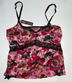 Original Kenzo top with tags. Size:XL(USA), but I'd say best fit for L Summer Silk Tank Top With Built-in Bra, Pink Spring Camisole, Spring Pink Camisole With Straps, Pink Camisole With Straps For Spring, Fitted Floral Print Camisole, Spaghetti Strap Camisole For Spring Loungewear, Pink Silk Spaghetti Strap Camisole, Chic Pink Silk Camisole, Pink Silk Camisole For Summer