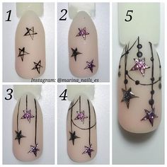 Nail Art Blanc, Easy Nail Art Ideas, Nail Art Bleu, Nailart Tutorial, Halloween Nail Art Easy, Halloween Nails Diy, Nail Art Halloween, 3d Nail Art Designs