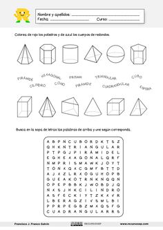 the worksheet for an origami activity with pictures and words in spanish