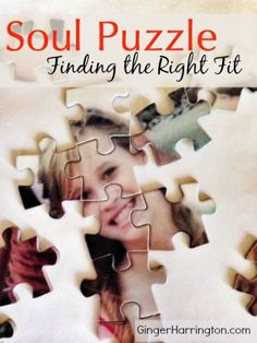 there is a puzzle piece with a woman's face on it