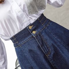 This is perfect for those who are looking for a clothing for a good price. It is fashionable, stylish, and it will look great on anyone who wears it. Do you wanahavit? Casual Buttoned Knee-length Bottoms, Denim Blue High Waist Skirt With Button Closure, Casual Knee-length Bottoms With Buttons, High Waist Denim Blue Skirt With Button Closure, Non-stretch High Waist Denim Skirt With Button Closure, High Waist Denim Skirt For Work, Trendy Knee-length Bottoms With Buttons, Non-stretch High-waisted Skirt With Button Closure, High-waisted Non-stretch Skirt With Button Closure