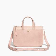 The Montreal Satchel Bag Madewell Purse, Brown Leather Satchel, Denim Clothing, Black Leather Tote Bag, Pink Handbags, Brown Leather Bag, Leather Satchel Bag, Black Leather Purse