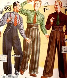 1930s Mens Fashion, Indie Outfits Men, 1930s Men, Zoot Suit, Mens Fashion Illustration, Fashion 90s, 30s Fashion, Mens Fashion Edgy, Vintage Mens Fashion