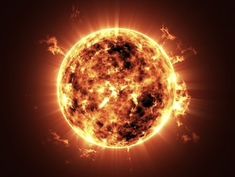 an image of the sun taken from space