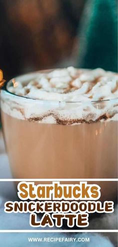 Make your own Starbucks snickerdoodle latte at home with this easy recipe. Combine espresso, steamed milk, cinnamon, and sugar to recreate the popular fall drink. Perfect for a cozy day when you need a sweet pick-me-up.