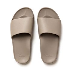 Arch Support Slides - Classic - Taupe Travel Slippers, Mens Slides, Slides Women, Toe Socks, Womens Slides, Sock Shop, Summer Clothes, Mens Socks, Arch Support