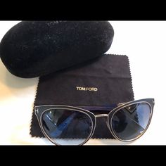 Tom Ford Sunglasses, Perfect For Sunny Days, Like New, Cute Accessory For Any Outfit Cateye Sunglasses, Ford Accessories, Tom Ford Sunglasses, Womens Toms, Colored Sunglasses, Tom Ford, Cat Eye Sunglasses, Sunny Days, Sunglasses Accessories