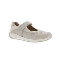 DREW TRUST WOMEN COMFORT MARY JANE SHOES IN IVORY LEATHER - TLW Shoes Beige Slip-on Walking Shoes With Removable Insole, Leather Sneakers With Arch Support, Everyday Walking Shoes With Arch Support And Round Toe, Leather Sneakers With Arch Support And Flat Heel, Beige Walking Shoes With Arch Support And Round Toe, White Leather Walking Shoes With Arch Support, Modern Walking Shoes With Arch Support And Round Toe, You Sure, Jane Shoes