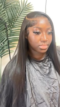 Side Part Wig Install Straight, Wig Side Part, Frontal Wig Hairstyles, Straight Weave Hairstyles, Black Ponytail Hairstyles, Quick Braided Hairstyles, Protective Hairstyles Braids, Frontal Hairstyles, Adidas Windbreaker