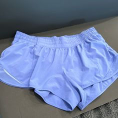 Lululemon Hotty Hot Lined Running Shorts With 2.5 Inch Inseam. Size 12. Interior Hidden Pocket And Exterior Side Pocket With Zipper. Indigo/Periwinkle Blue Color. No Rips Or Stains. Brand New Condition. Lululemon Hotty Hot Shorts, Hotty Hot Shorts, Hot Shorts, Periwinkle Blue, Hidden Pocket, Shorts Athletic, Running Shorts, Athletic Shorts, Side Pocket