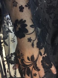 Black flowers tulle lace fabric. This fabric stretches transversely. It is suitable for sewing clothes. for dresses, skirts, decoration, blouse,costumes and fashion accessories. Soft Tulle with velvet (flock ) flowers of high quality. Width : 57-59 inches / 145-150 cm  ✔By adding 1 yard or more of length to the cart, you can achieve the total length you want. Your order will be shipped uncut, in one piece. If you want it cut, you can write to me Shipment of the order within 1 to 2 business days, Black Embellished Embroidered Fabric For Wedding, Black Floral Embroidered Fabric For Party, Elegant Black Fabric With Floral Embroidery, Black Embroidered Fabric With Intricate Details, Luxury Black Embroidered Sequin Fabric, Flower Texture, Wedding Dresses For Girls, Black Flowers, Black Wedding Dresses