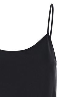 Tank top Spaghetti straps U neckline Tonal stitching Straight hem Black Satin fabric Relaxed fitGender: WomenMaterial: 100% POLYESTERColor: BlackMade in: ITProduct ID: 4165LU4203036*Import tax/duty will be calculated at checkout (If applicable) Spaghetti Strap Camisole With Built-in Bra, Spaghetti Strap Tank Top With Adjustable Straps, Chic Elastane Camisole With Adjustable Straps, Chic Tank Top With Spaghetti Straps, Summer Stretch Tank Top With Removable Straps, Chic Elastane Tank Top With Spaghetti Straps, Stretch Tank Top With Removable Straps For Summer, Summer Straps Camisole In Elastane, Summer Camisole With Straps And Elastane