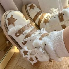 Kawaii Store, Star Boots, Aesthetic Shoes, Swag Shoes