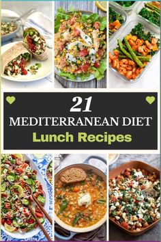 21 mediterraneanan diet lunch recipes