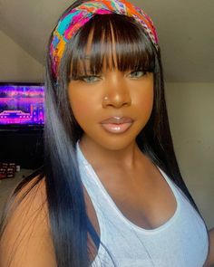 Human Hair Wigs Straight, Wigs Straight, Straight Human Hair, Wigs With Bangs, Hair Wigs, Human Hair Wigs, Lace Wigs, Lace Front, Density