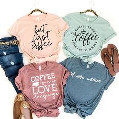 Confessions of a Frugal Mind: Coffee Love Graphic Tees $19.99 Shipped *Last Day* Mom Bear, Camping Hair, T Shirt Logo Design, Shirt Logo Design, Faith Tees, Love Graphic, Toddler Mom, Coffee Love, Funny Tees