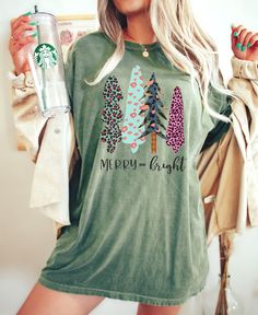 "💛Thank you so much for visiting my store💛 Comfort Colors® Women's Christmas Shirt, Vintage Santa Shirt, Retro Xmas Shirt, Cute Christmas Sweatshirt, Retro Boho Tee, Xmas Smile Tshirt 🎄With this retro, vintage Custom Colors shirt, you will be sooooo comfortable and look great whether it's at work or at home celebrating Christmas with friends and family. There is simply no softer tee with the coolest selection of colors! Makes a great Xmas or birthday gift too! 🎄 🎁🎄Comfort Colors Women's Ch Comfort Colors Tshirt, Witch Outfit, Fall Coffee, Fall Tee, Halloween Coffee, Comfort Colors Shirt, Coffee Shirts, Thanksgiving Shirts, Comfort Colors Tee