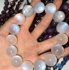 Material:moonstone beads size :Approx 18mm   quantity: one strand  6mm approx 29 pcs one strands 7mm approx25 pcs one strands 8mm approx 22 pcs one strands 9mm approx 21pcs one strands 10mm approx 19 pcs one strands 11mm approx 18pcs one strands 12mm approx 16 pcs one strands 13mm approx 16 pcs one strands 14mm approx 15 pcs one strands 15mm approx 14pcs one strands 16mm approx 14 pcs one strands 17mm approx 13pcs one strands 18mm approx 13pcs one strands 19mm approx 12pcs one strands 20mm appro White Moonstone, Moonstone Bracelet, Natural High, Moonstone Beads, Bracelets Handmade Beaded, Bracelet Jewelry, Bracelet Gift, Colour Tone, Natural Crystals