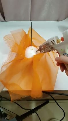 Non Floral Table Decor, Organza Decorations Wedding, How To Make Giant Organza Flowers, Giant Silk Flowers Diy, Making Giant Flowers, Flowers For New Mom, Organza Flowers Backdrop, Garden Party Decoration Ideas, Giant Organza Flower Tutorial