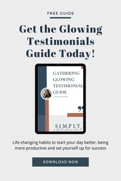 Hey you! Are you a Coach or a Business Owner? Do you feel awkward asking your client for a testimonial? Well take a look at this Guidebook on how to get Rave Reviews from your clients! Let’s go from dull, generic testimonials to endorsements that excite your future clients and highlight your zone of genius! Make sure to Grab the Guide Today! Life Changing Habits, Business Owners