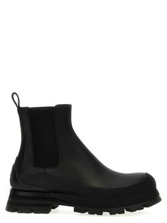 Upper: 100% Leather Sole: 100% Rubber Boots With Laces, Alexander Mcqueen Shoes, Loafer Sneakers, Mens Shoes Boots, Black Ankle Boots, Lace Boots, Leather Ankle Boots, Cross Body Handbags, Boots Men