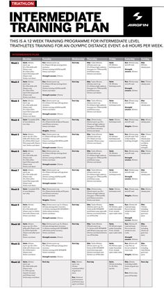 the international training plan is shown in black and white, with red lettering on it