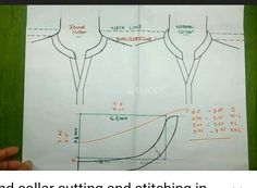 a hand holding up a piece of paper with measurements for the top and bottom section