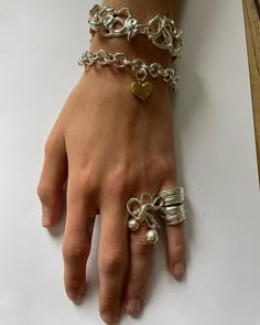 Lucy Core, 2024 Style, Rings And Bracelets, Chunky Jewelry, Pretty Jewelry