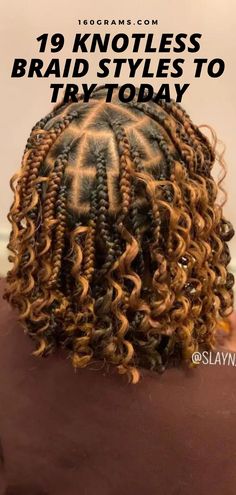 Save this pin for stunning knotless braid inspiration for every occasion! Elevate your hairstyle game with these trendy looks. #KnotlessBraids #BraidStyles #HairInspo Knotless Bob Box Braids Styles, 4c Knotless Braids, Boho Box Braids With Highlights, Shoulder Length Knotless Braids With Curls, Curly Individual Braids, Golden Braids For Black Women, Knotless Braids With Jewelry, Boho Box Braid Bob, Braids For Traveling