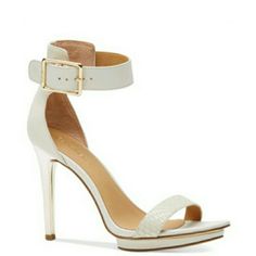 These Brand New Open-Toe Feature An Eye Catching Low-Rise Island Platform. Adjustable Ankle Strap With Rectangle Buckle. Approximate Measurements: Heel Height: 4", 0.75" Platform. According To The Manufacturer, The Fit Runs True To Size. Elegant Calvin Klein Sandals For Spring, Elegant Calvin Klein Leather Sandals, Calvin Klein Formal Sandals For Spring, Calvin Klein Open Toe Formal Sandals, Calvin Klein Chic Ankle Strap Heels, Chic Calvin Klein Ankle Strap Heels, Chic Calvin Klein Open Heel Sandals, Chic High Heel Calvin Klein Sandals, Calvin Klein Sandals For Summer Party