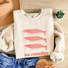 Shrimp Sweatshirt French Coastal Ocean Crewneck Gift for Shrimp Lover Oversized Sweater Plus Size Trendy Shirt Cute Vacation Graphic Prawn - Etsy Oversized Sweater Plus Size, Vacation Graphic, French Coastal, Sweater Plus Size, Plus Size Trendy, Sweater Plus