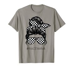 PRICES MAY VARY. Solid colors: 100% Cotton; Heather Grey: 90% Cotton, 10% Polyester; All Other Heathers: 50% Cotton, 50% Polyester Imported Pull On closure Machine Wash cute and funny Racing mom Messy Bun idea for women who love racing, race mama, race mommy messy bun,race mama messy bun, My Favorite Racer Calls Me Mom funny mom for race mothers, race Lover Perfect for Your Mom or Mother, stepMom, Grandma or Grandmother, Aunt, Friend, Colleagues or Family Member for Christmas, Birthday or Any Ot Mom Messy Bun, Car Shirts, Mom Funny, Mothers Day T Shirts, Call My Mom, Racing Shirts, Funny Mom, Race Day, Step Moms