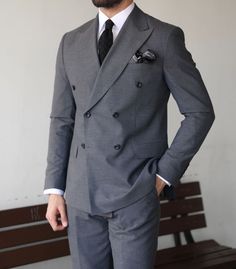 Glebe Road Men Graduation Outfit, Grey Mens Suit, Formal Dresses For Men, Stylish Mens Suits, Suits Men Business, Classy Outfits Men, Mens Casual Outfits Summer, Dress Suits For Men