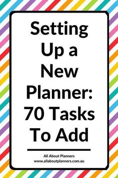 New year = new planner to set up! Things have a way of sneaking up on you throughout the year if you don’t plan them. The start of a new year is the perfect time to add recurring tasks and of… Planer Organisation, Organising Ideas, Digital Bullet Journal, Personal Planners, To Do Planner, Planner Tips, Household Organization, Planner Inspiration, Plan Planner