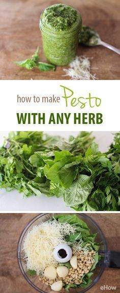 how to make pesto with any herb